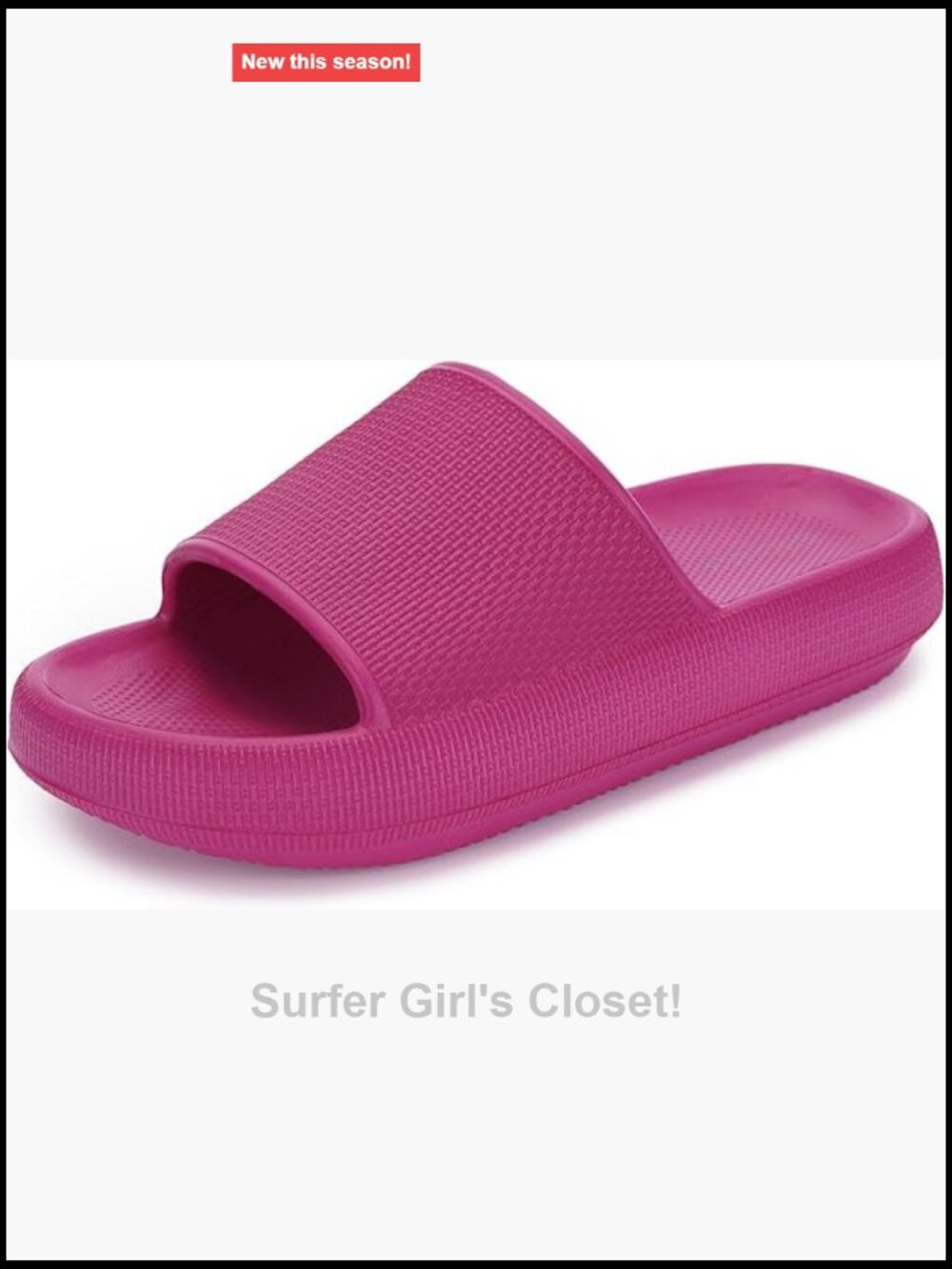 Cushioned Thick Sole Pillow Slippers for Women and Men - Open Toe, Arch